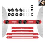 27Pcs Stair Tread Template Tool Stair Tread Gauge Tool for Floor Stairs Risers