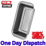Chef Aid Non-Stick 2lb Loaf Tin, 900g Rectangular Bread pan, 25.3cm x 13cm x