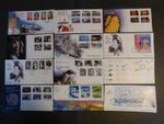 British Antarctic Territory 37 FDC Covers Seals Penguins RRS Birds Iceberg Coral