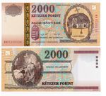 2000 Hungary 2000 Forint Comm. P 186 New UNC Banknote without Folder