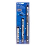 SGS Magnetic Tool Holder Bar Set (3pcs) 8" 12" 18" Fit In Garage Workshop or Van