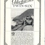1916 Packard Twin-Six Car Print Ad Twelve-Cylinder Detroit Coastal Road $2750
