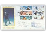 Edmund Hillary & Everest Team Members Multi-Signed 2003 Extreme Endeavours FDC