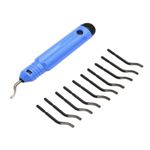 Deburring Tool And Extra Box Of 10 Additional And Aluminum