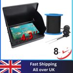 Fish Finder LCD 4.3 Inch Display Underwater 220° Fishing Camera 20m & 30m Pro
