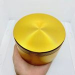 LARGE & WIDE GRINDER 100 mm 4 Part Extra Large Big Metal Herb Crusher Gold (UK)