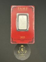 PAMP Suisse 2023 Lunar Year of The Rabbit 10g Fine Silver Bar In Assay Sealed #1