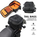 Motorcycle Luggage Bags Tail Tool Bags For Harley Nightster 975S RH975 2022-2024