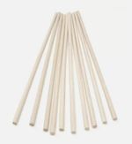 Pack of 10 Hardwood Dowels 6mm Diameter Smooth 30cm Long Wooden Craft Sticks