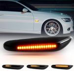 For BMW E90 E91 E60 E46 E87 E82 Indicator Turn Signal Side Light 2× Dynamic LED