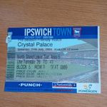 Ticket : 2004/5 24/7/2004 Pre Season Fr Ipswich Town v Crystal Palace