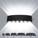 Modern LED Up Down Wall Lights Lighting 2W-12W  Outdoor Indoor Lamp lighting UK