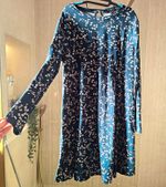 New Look Maternity Green/White Floral Long Sleeve Dress UK 18 EU 46 USA 14B