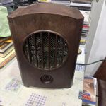 VINTAGE BAKELITE CASED GEC FAN HEATER ELECTRIC MADE IN ENGLAND ART DECO STYLE