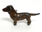 7cm Vintage / Antique Cast Metal Dachshund Dog Figurine