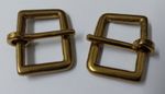 Genuine British Army Bridle Buckles Horse Guards & H Cav Brass 1" 1 Pair STD30