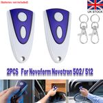 2x Garage Door Remote Control Fob for Novoferm Novotron 502 512 MIX43-2 433MHz