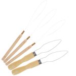 Durable Wooden Bead Threader for Hair 5Pcs DIY Beading Needles
