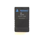 Official Original Genuine Sony PS2 Playstation 2 8MB Memory Card Black