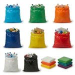 Heavy Duty Refuse Sacks Bin Liner Rubbish Bags Colored 18" x 29" x 39" 160 Gauge