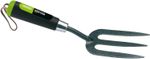 Draper Garden Hand Fork Heavy Duty Carbon Steel Weeding Tool Soft Grip Plastic