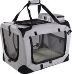Soft-Sided Dog Travel Crate - Foldable, Breathable Pet Carrier for Small Dogs