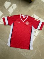 Denmark 1990/92 Home Shirt - L - Hummel Original Vintage Football Shirt