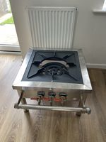 Heavy-Duty Korean Commercial Gas Stove – 3-Ring Burner with Flame Failure Safety