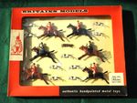 BRITAINS VERY RARE MINT BOXED UNUSED 1962 LEAD HUNT FULL CRY SET No.9656 SUPERB