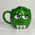 M&M's Green 3D Mug Large Ceramic 2016 M&M's World