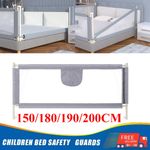 BED SIDE RAIL Safety Guard Baby Kids Cot Children Toddlers 150/180/200cm