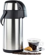 Hot Water Dispenser Airpot 3L Pump Insulated Flask Urn Double-Wall Andrew James