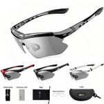 ROCKBROS Photochromic Sunglasses Lightweight  Myopia Frame UV400 Goggles