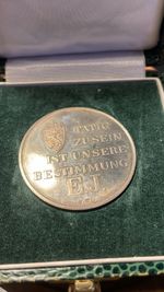 0.900 Silver War Coin South Africa Jahre Johann 1782–1982 30.6g Old Silver Coin