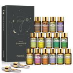 Pure Essential Oils 15pc Gift Set Natural Plant Aroma Essential Oil Diffuser 5ml