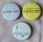 Marine Girls (Tracey Thorn / post punk) three 25mm button badges. Free UK P&P!