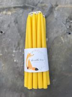 🦊 100% Raw Beeswax Candles Hand Made  l XXL Table Candles