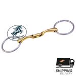 Loose Ring Snaffle Training Bit with Large Lozenge Thick Various Sizes UK