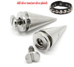 SPIKE CONE SCREWBACK SILVER STUDS RIVET PUNK LEATHER BAG CLOTHES SHOES CRAFT DIY