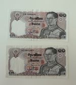 10 Baht - Thailand Banknote - 1980
