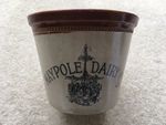 C1900 VINTAGE MAYPOLE DAIRY Co Ltd 6Lb SIZE BUTTER CROCK