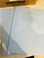 A4 Exercise Books, 80-Page / 10mm Squared, 50 Pack