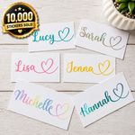 Personalised Name Sticker Vinyl Decal Water Bottle Wine Glass Hen Do Lunch Box 1