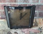 Atlanta West Germany Mid Century BRUTALIST Wall Clock Full Working Order
