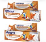 2 x 100g - Voltarol  Gel 1.16% -  with No Mess Applicator - Free RM Tracked