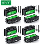 8pcs 4800mWh Battery Pack  For Xbox One/Xbox Series X|S Controller Rechargeable 