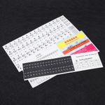 Piano Key Sticker Transparent Notation Paster 88 61 54 49 37 Keys Staff SelfAdh-