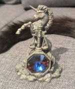 Tudor Mint Myth & Magic The Unicorn of Justice Pewter Statue Collectible Fantasy