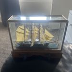 Vintage Ship In Case