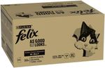 FELIX As Good As it Looks Ocean Feasts Wet Cat Food 120x85g